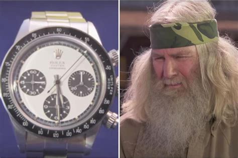 veteran collapses rolex watch